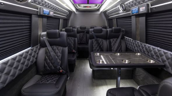 garland 15 passenger sprinter van interior