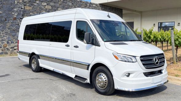 garland wine tour sprinter van rental