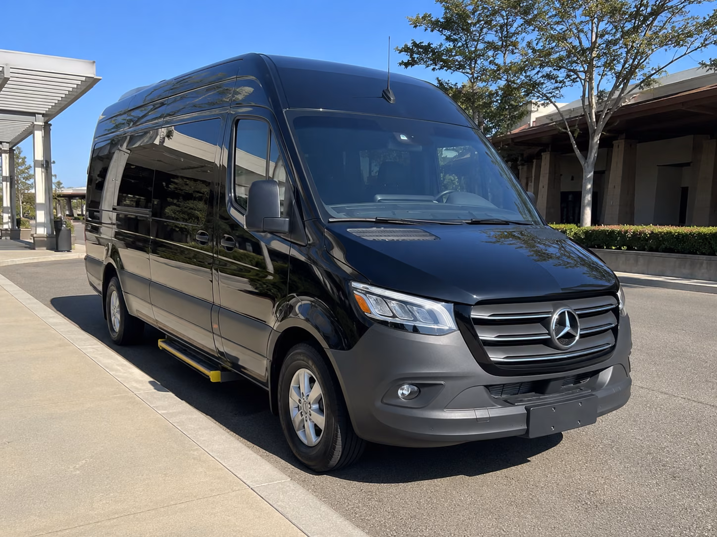 concert parking shuttle and hotel pickup sprinter van service in garland