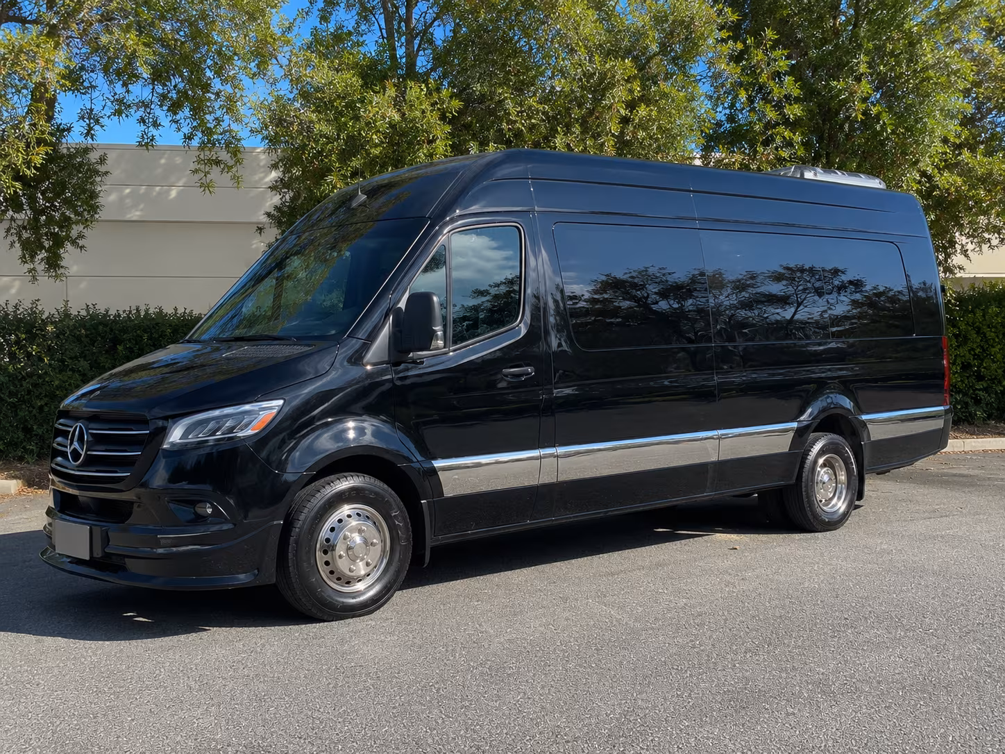 conference and convention attendee sprinter van transportation from garland