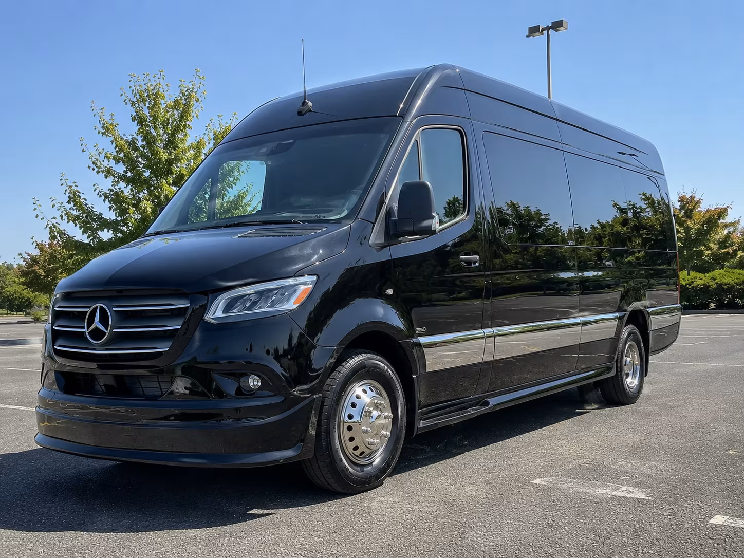 garland prom sprinter rental