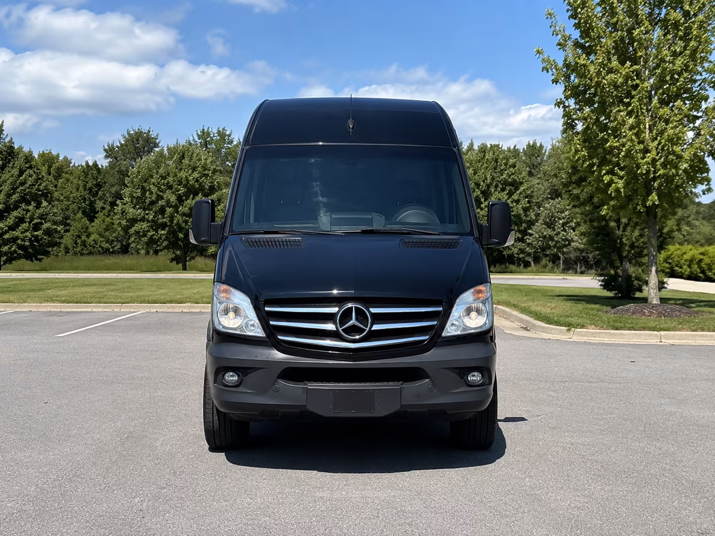 parent coordinated sprinter van bookings with a set pickup and return time in garland
